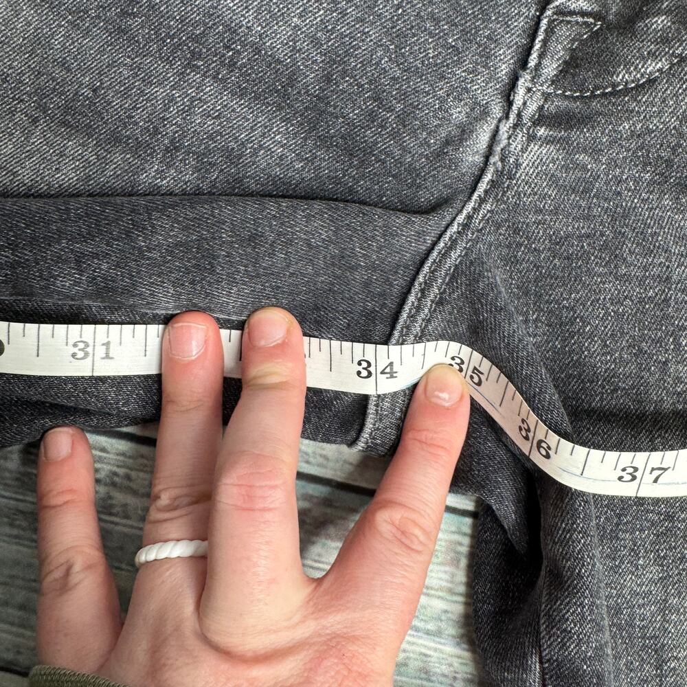 FRAME Le One Flare Jeans Gray Stretch Denim Women’s Size 2 - Picture 5 of 7